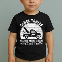Camel Towing Well Pull It Out Vintage Toddler T-Shirt