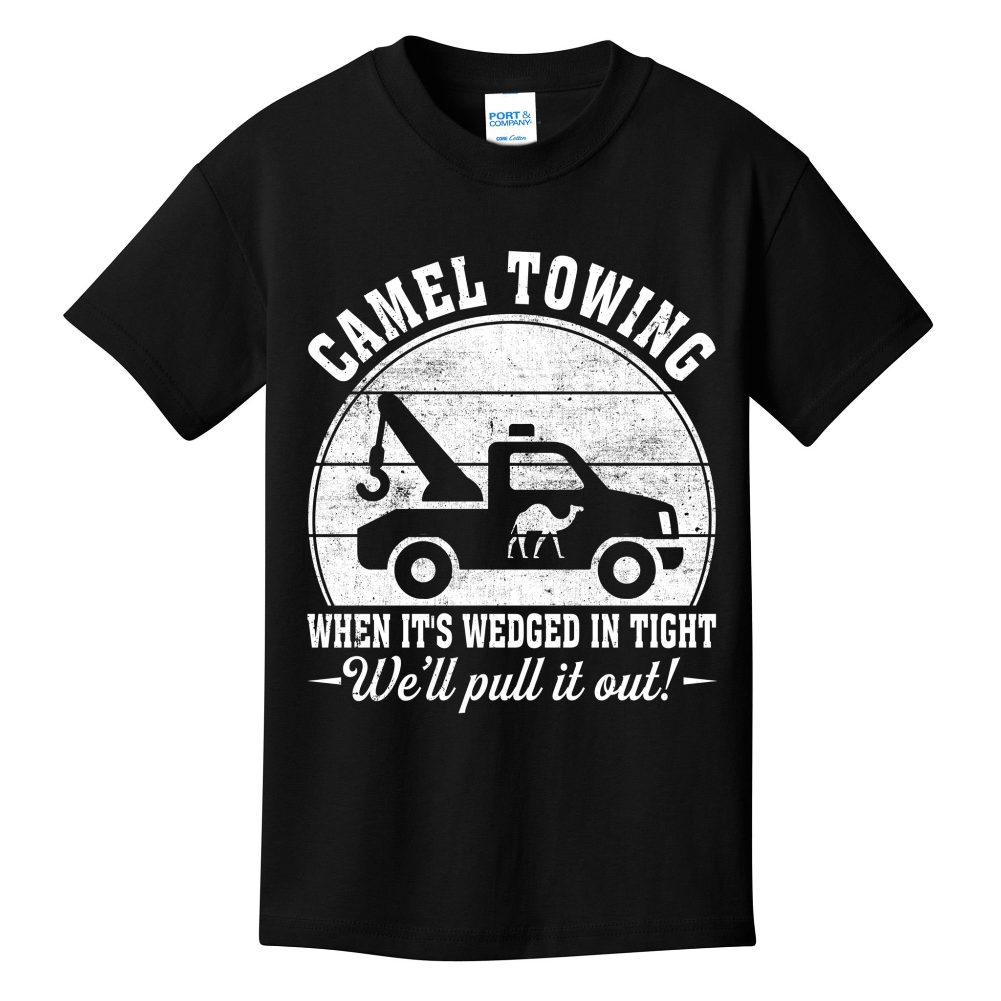 Camel Towing Well Pull It Out Vintage Kids T-Shirt