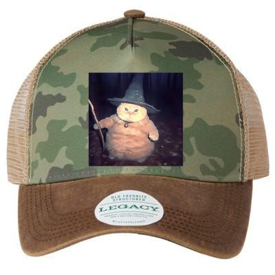 Cheeseball The Wizard Cat Vintage 90s Orange Witch Cat Design Legacy Tie Dye Trucker Hat