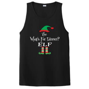 Christmas The WhatS For Dinner Elf Hoody Matching Family Gift PosiCharge Competitor Tank