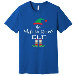 Christmas The WhatS For Dinner Elf Hoody Matching Family Gift Premium T-Shirt