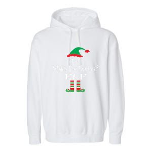 Christmas The WhatS For Dinner Elf Hoody Matching Family Gift Garment-Dyed Fleece Hoodie