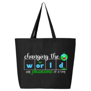 Changing The World One Phoneme At A Time Teacher 25L Jumbo Tote