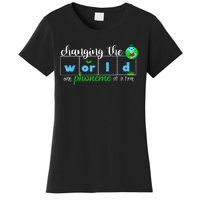 Changing The World One Phoneme At A Time Teacher Women's T-Shirt