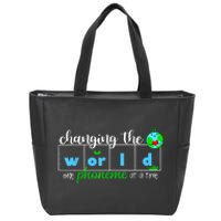 Changing The World One Phoneme At A Time Teacher Zip Tote Bag