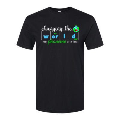 Changing The World One Phoneme At A Time Teacher Softstyle® CVC T-Shirt