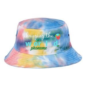 Changing The World One Phoneme At A Time Cute Tie Dye Newport Bucket Hat