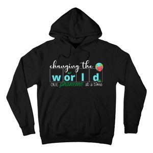 Changing The World One Phoneme At A Time Cute Hoodie