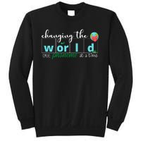 Changing The World One Phoneme At A Time Cute Sweatshirt