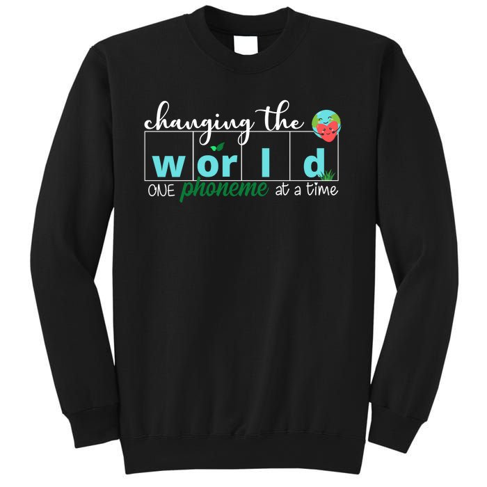 Changing The World One Phoneme At A Time Cute Sweatshirt