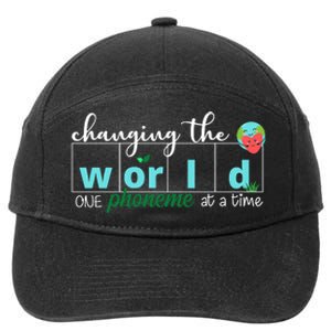 Changing The World One Phoneme At A Time Cute 7-Panel Snapback Hat