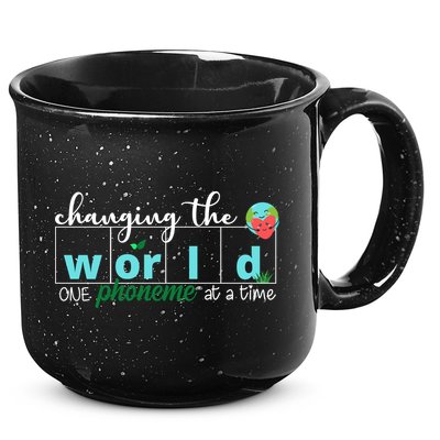 Changing The World One Phoneme At A Time Cute 15oz Campfire Ceramic Mug