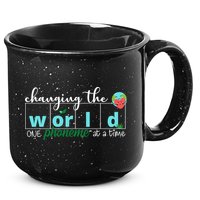 Changing The World One Phoneme At A Time Cute 15oz Campfire Ceramic Mug
