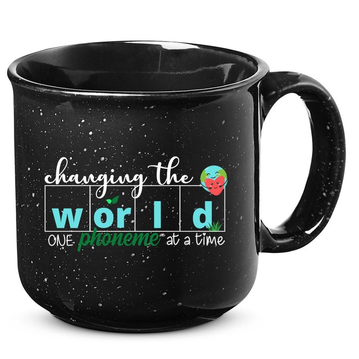 Changing The World One Phoneme At A Time Cute 15oz Campfire Ceramic Mug