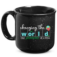 Changing The World One Phoneme At A Time Cute 15oz Campfire Ceramic Mug