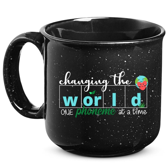 Changing The World One Phoneme At A Time Cute 15oz Campfire Ceramic Mug