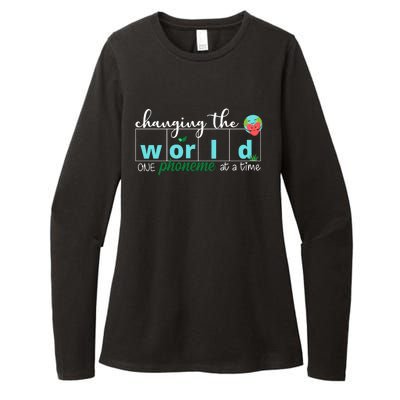 Changing The World One Phoneme At A Time Cute Womens CVC Long Sleeve Shirt