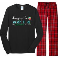 Changing The World One Phoneme At A Time Cute Long Sleeve Pajama Set