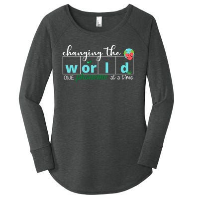 Changing The World One Phoneme At A Time Cute Women's Perfect Tri Tunic Long Sleeve Shirt