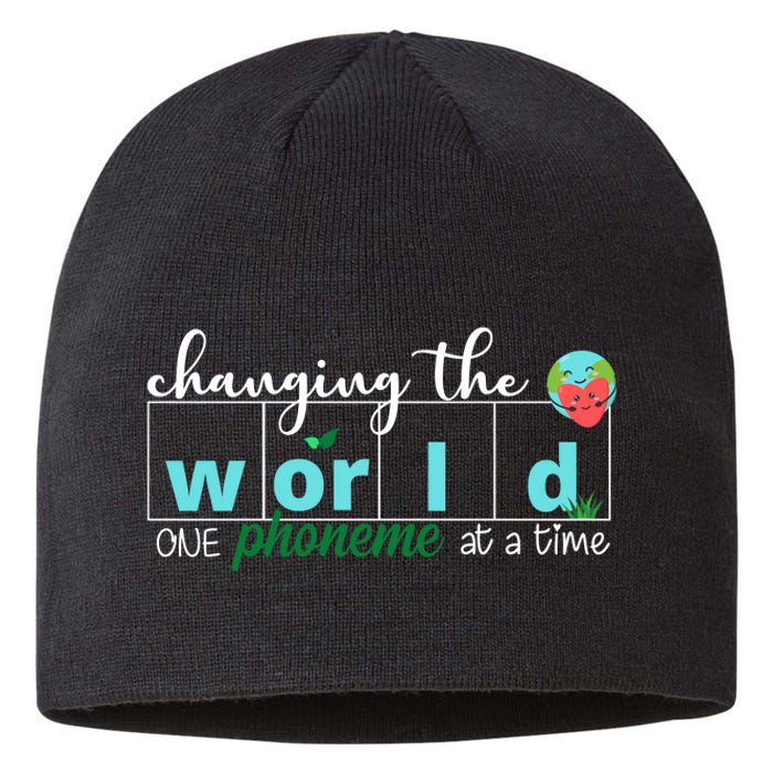 Changing The World One Phoneme At A Time Cute Sustainable Beanie