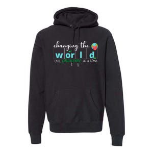 Changing The World One Phoneme At A Time Cute Premium Hoodie