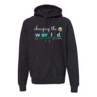 Changing The World One Phoneme At A Time Cute Premium Hoodie