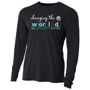 Changing The World One Phoneme At A Time Cute Cooling Performance Long Sleeve Crew