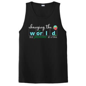 Changing The World One Phoneme At A Time Cute PosiCharge Competitor Tank