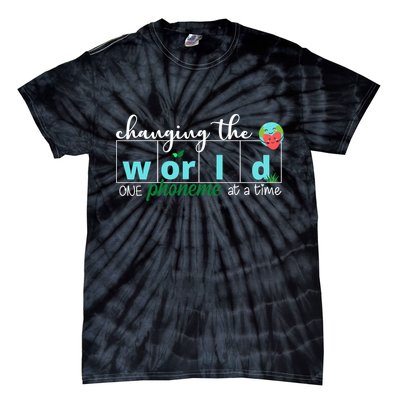 Changing The World One Phoneme At A Time Cute Tie-Dye T-Shirt