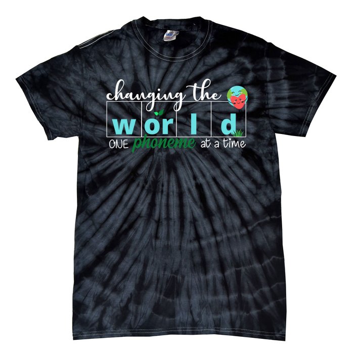 Changing The World One Phoneme At A Time Cute Tie-Dye T-Shirt