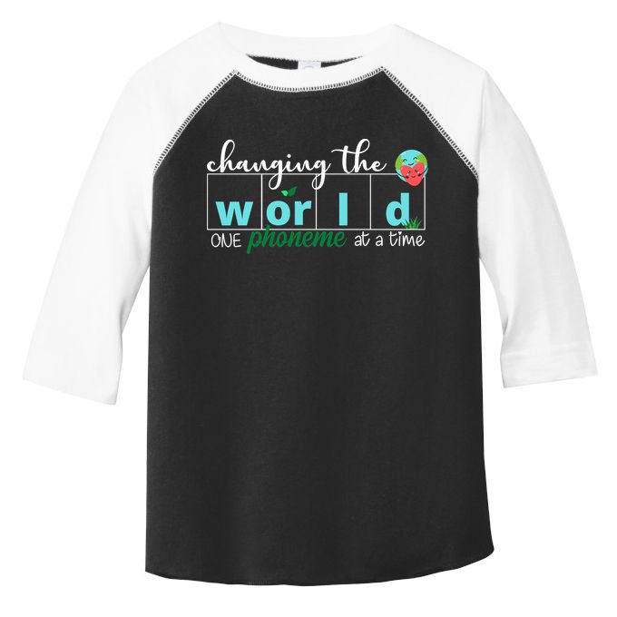 Changing The World One Phoneme At A Time Cute Toddler Fine Jersey T-Shirt
