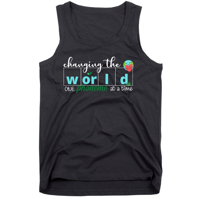 Changing The World One Phoneme At A Time Cute Tank Top