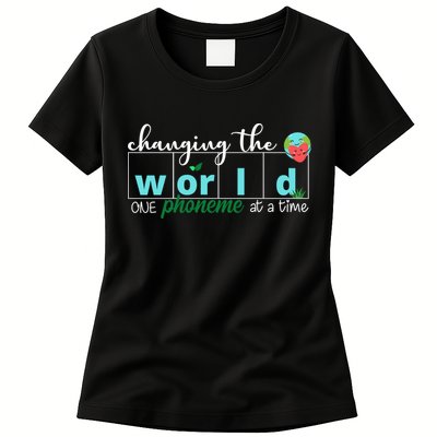 Changing The World One Phoneme At A Time Cute Womens T-Shirt