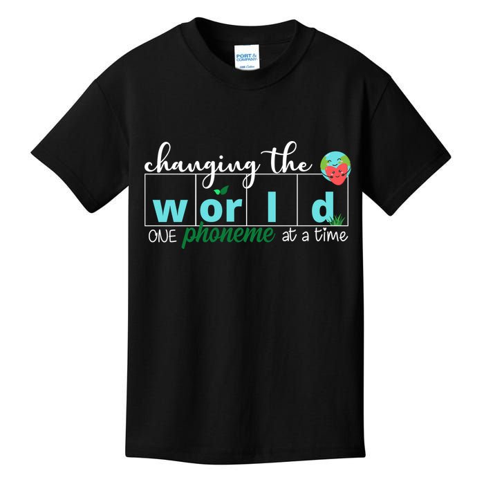 Changing The World One Phoneme At A Time Cute Kids T-Shirt