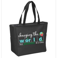 Changing The World One Phoneme At A Time Cute Zip Tote Bag