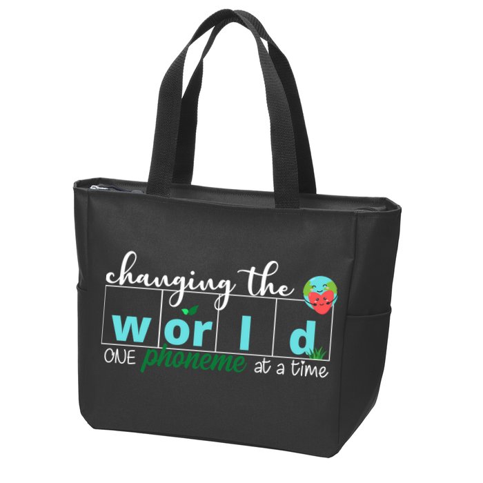 Changing The World One Phoneme At A Time Cute Zip Tote Bag