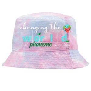 Changing The World One Phoneme At A Time Cute Tie-Dyed Bucket Hat