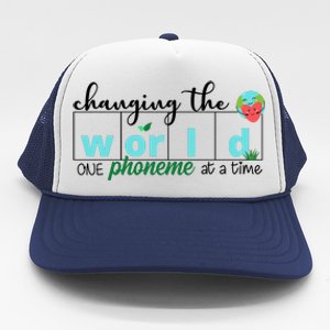 Changing The World One Phoneme At A Time Cute Trucker Hat