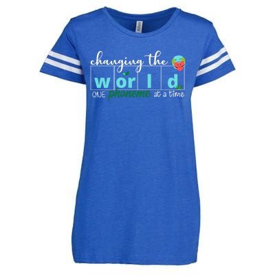 Changing The World One Phoneme At A Time Cute Enza Ladies Jersey Football T-Shirt