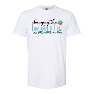 Changing The World One Phoneme At A Time Cute Softstyle CVC T-Shirt