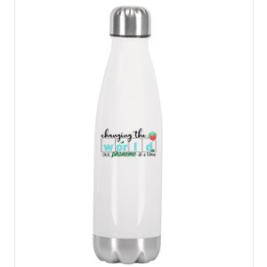 Changing The World One Phoneme At A Time Cute Stainless Steel Insulated Water Bottle