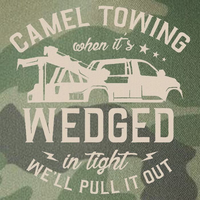 Camel Towing When ItS Wedged In Tight WeLl Pull It Out Legacy Tie Dye Trucker Hat