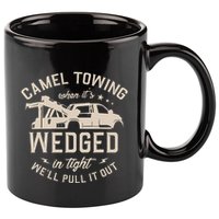 Camel Towing When ItS Wedged In Tight WeLl Pull It Out 11oz C Handle Ceramic Mug