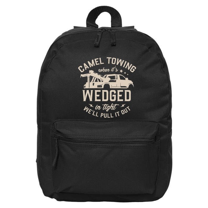 Camel Towing When ItS Wedged In Tight WeLl Pull It Out 16 in Basic Backpack