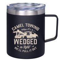 Camel Towing When ItS Wedged In Tight WeLl Pull It Out 12oz Stainless Steel Coffee Mug