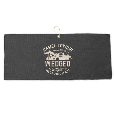 Camel Towing When ItS Wedged In Tight WeLl Pull It Out Large Microfiber Waffle Golf Towel