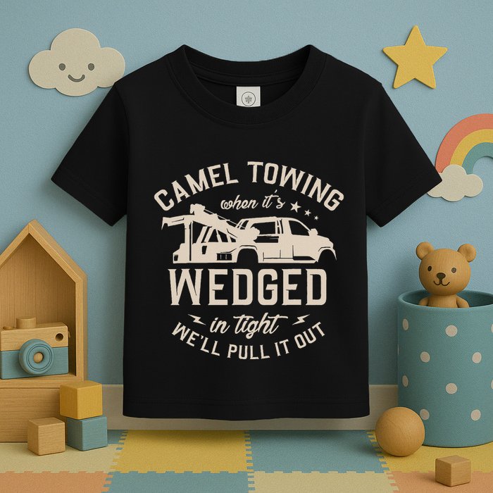 Camel Towing When ItS Wedged In Tight WeLl Pull It Out Toddler T-Shirt