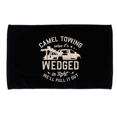 Camel Towing When ItS Wedged In Tight WeLl Pull It Out Microfiber Hand Towel