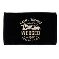 Camel Towing When ItS Wedged In Tight WeLl Pull It Out Microfiber Hand Towel