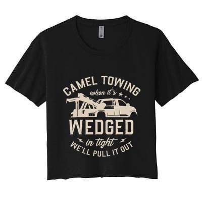 Camel Towing When ItS Wedged In Tight WeLl Pull It Out Crop Top